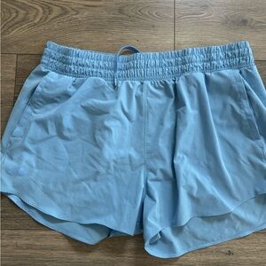 Under Armour Blue Athletic Shorts Lightweight Elastic Waist